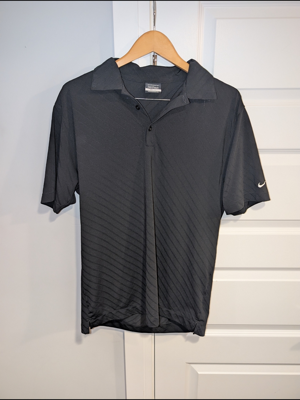 Nike Golf Black Short-Sleeve Polo Shirt